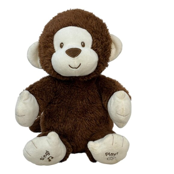 BABY GUND Clappy the Monkey Interactive Plush Sing Play Toddler 6052184 - Picture 1 of 5
